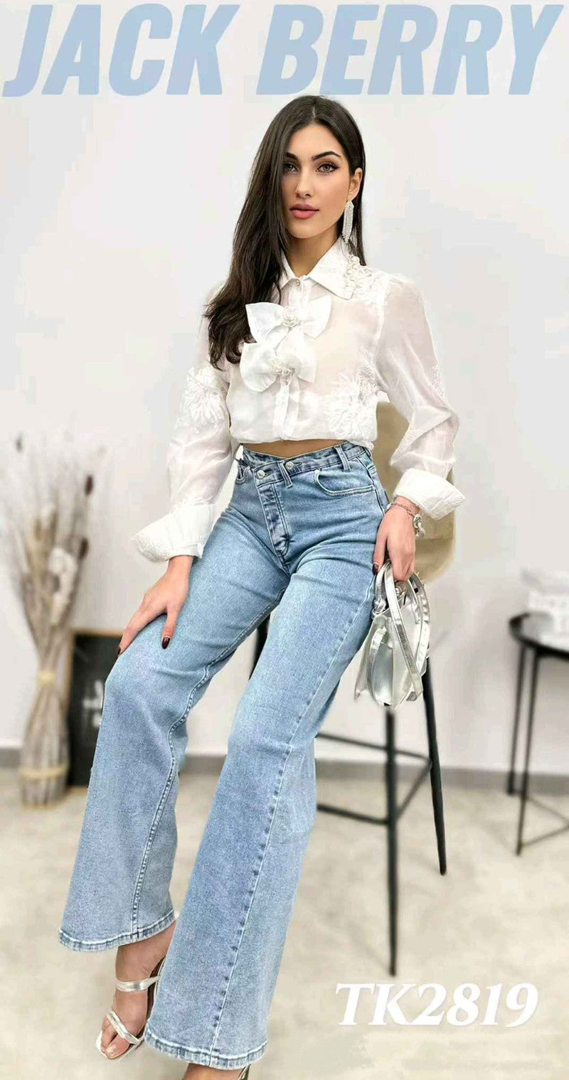 Jeans donna Jack Berry all'ingrosso modello TK2819 - L&Y