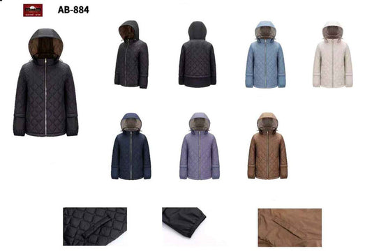 Giacca taglia comoda donna Ellen Rose all'ingrosso modello AB884 - L&Y