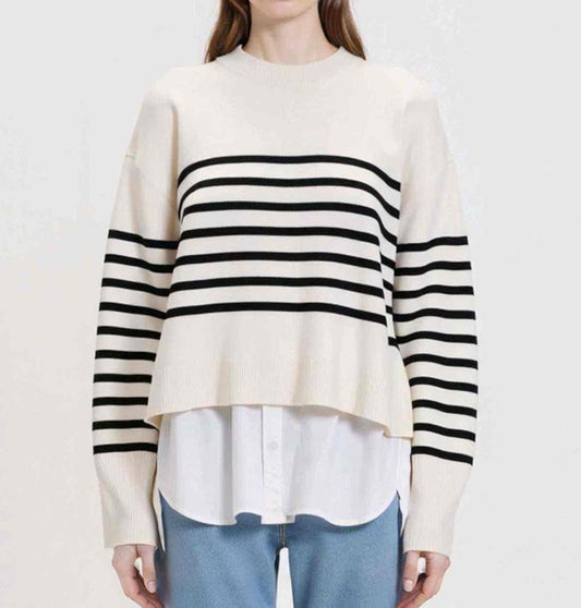 Maglia donna Blu Oltre all'ingrosso modello NB86604 - L&Y