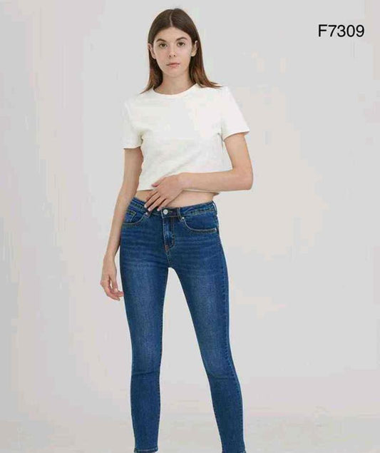 Jeans donna Farfallina all'ingrosso modello F7309-1 - L&Y