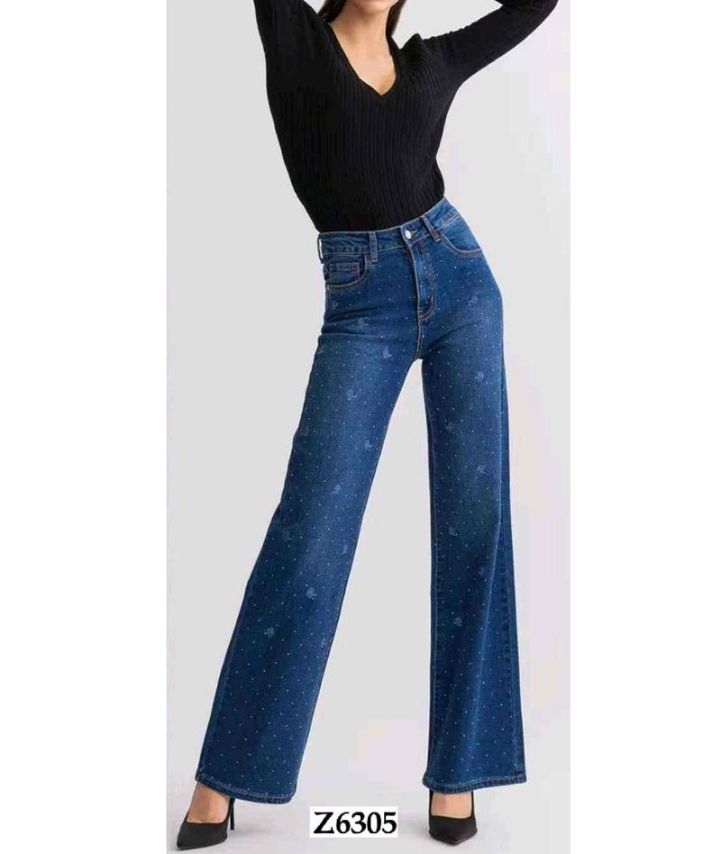 Jeans donna Lovely Star all'ingrosso modello Z6305 - L&Y