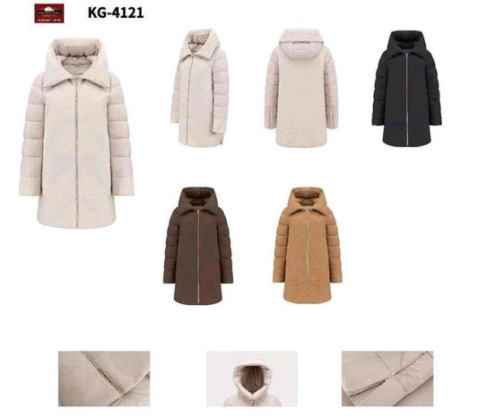 Giubbotto donna Ellen Rose all'ingrosso modello KG4121 - L&Y