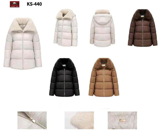 Giubbotto donna Ellen Rose all'ingrosso modello KS440 - L&Y