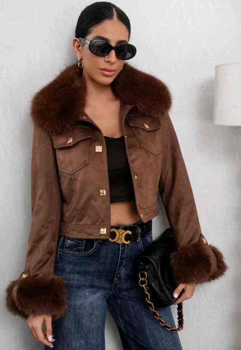 Ecopelliccia donna Vincenove all'ingrosso modello DA-1045 - L&Y