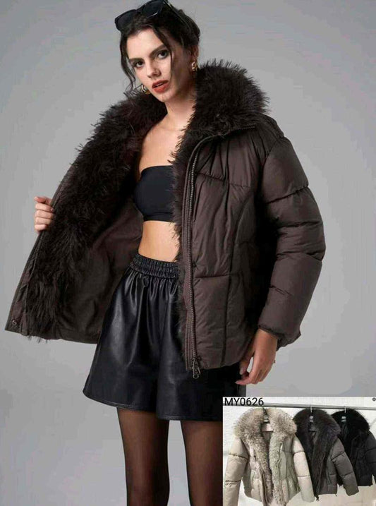 Giubbotto donna Monte Cervino all'ingrosso modello MY0626 - L&Y