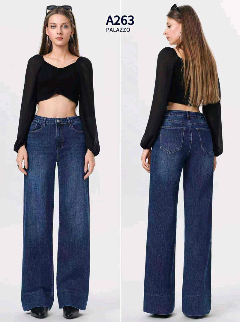 Jeans donna Kiss Pink all'ingrosso modello A263 - L&Y