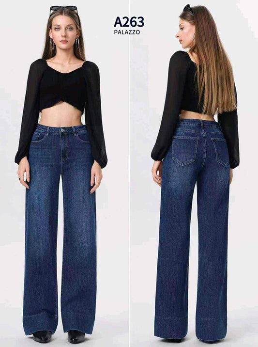 Jeans donna Kiss Pink all'ingrosso modello A263 - L&Y