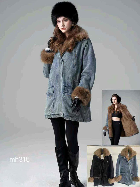Giacca di jeans donna Monte Cervino all'ingrosso modello MH315 - L&Y