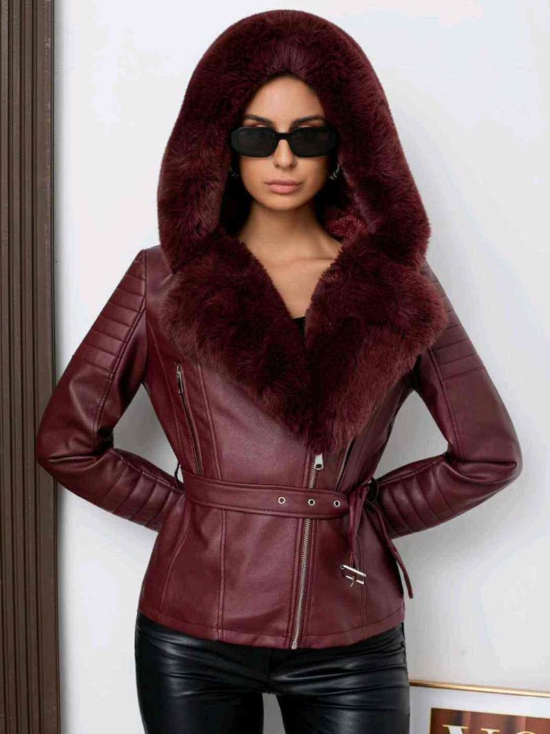 Giacca di ecopelle donna Vinceotto all'ingrosso modello DA-0965 - L&Y