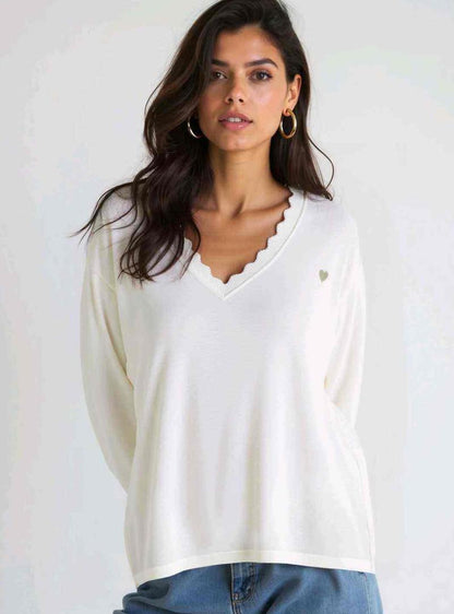 Maglia donna Blu Oltre all'ingrosso modello FB86483 - L&Y