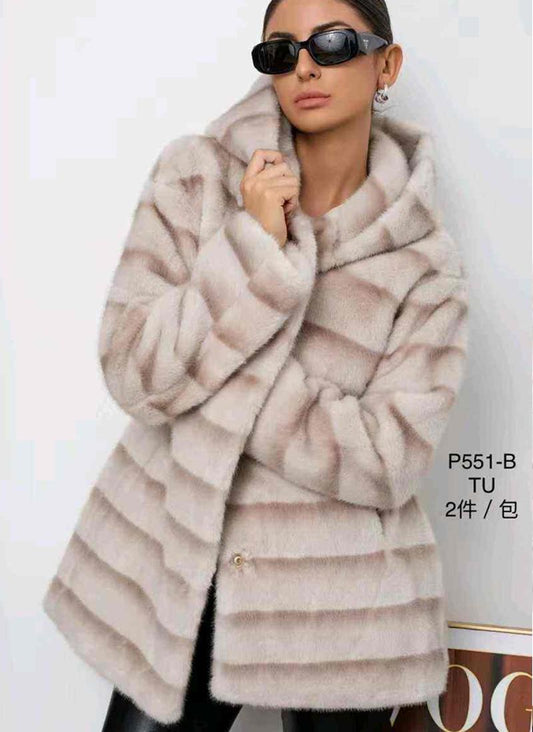 Ecopelliccia donna Vinceotto all'ingrosso modello P-551 - L&Y