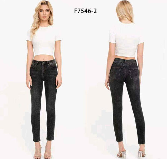 Jeans donna Farfallina all'ingrosso modello F7546-2 - L&Y
