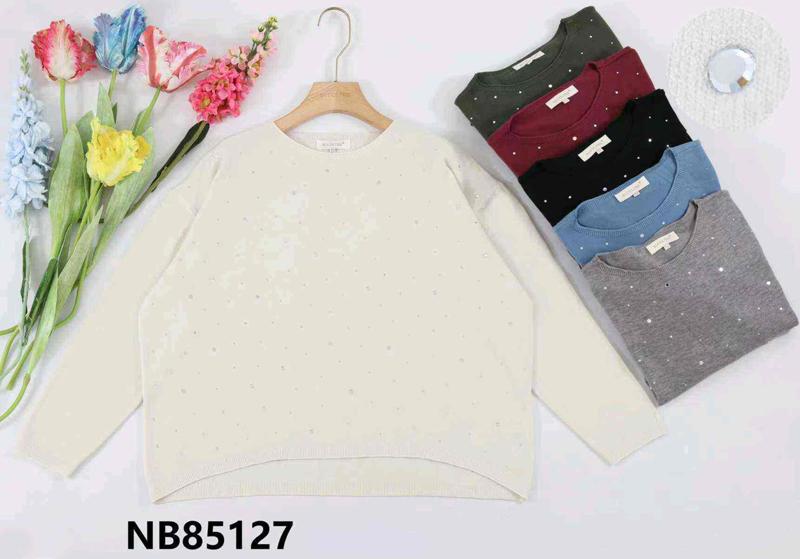 Maglia donna Blu Oltre all'ingrosso modello NB85127 - L&Y