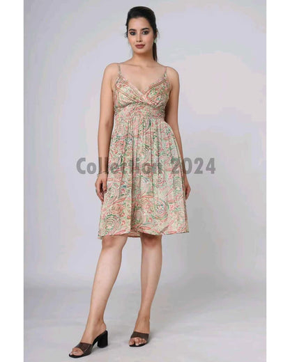 Vestito indiano donna Boho misto all'ingrosso modello 24-004 - L&Y