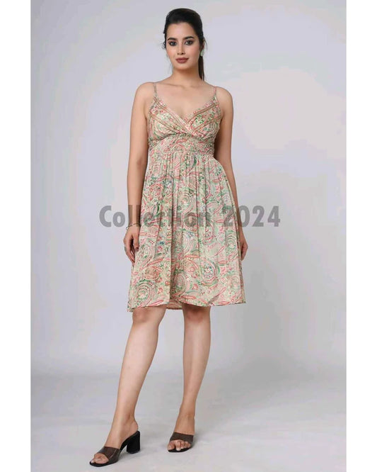 Vestito indiano donna Boho misto all'ingrosso modello 24-004 - L&Y