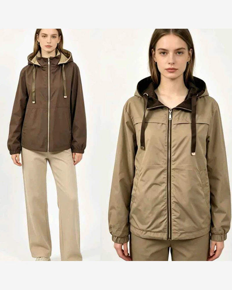 Giacca donna Blu Deise beige all'ingrosso modello 8117 - L&Y - foto 2