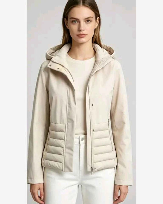 Giacca donna Blu Deise beige all'ingrosso modello 81361 - L&Y