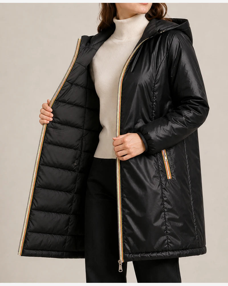 Giubbotto donna Blu Deise nero all'ingrosso modello 882 - L&Y