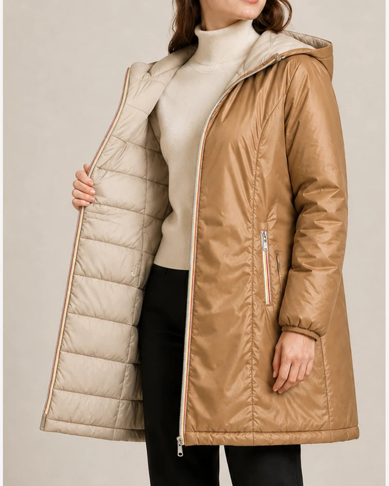 Giubbotto donna Blu Deise khaki all'ingrosso modello 882 - L&Y