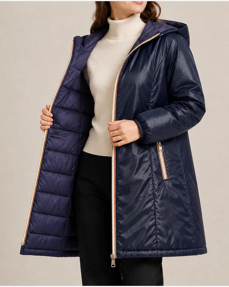 Giubbotto donna Blu Deise blu all'ingrosso modello 882 - L&Y