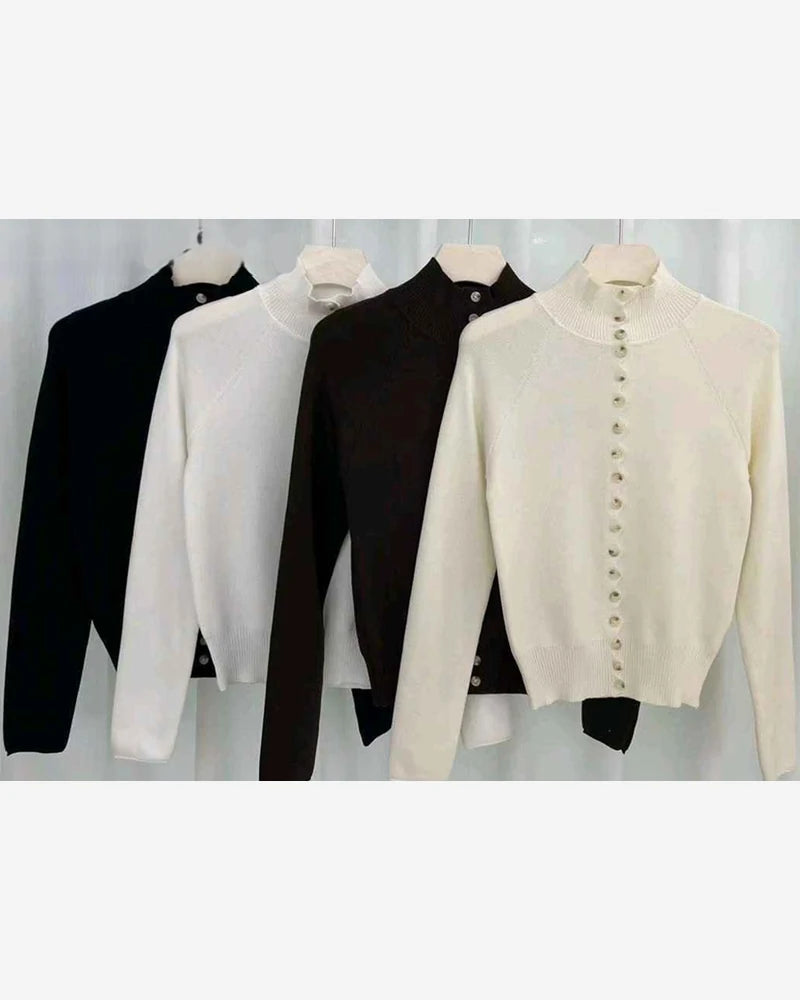Golfino donna Vinceotto misto all'ingrosso modello AB5571 - L&Y - foto 2
