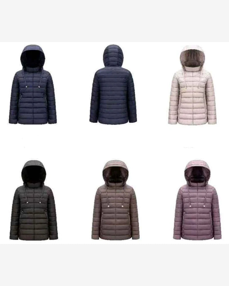 Giacca taglia comoda donna Ellen Rose beige all'ingrosso modello AB85 - L&Y - foto 2