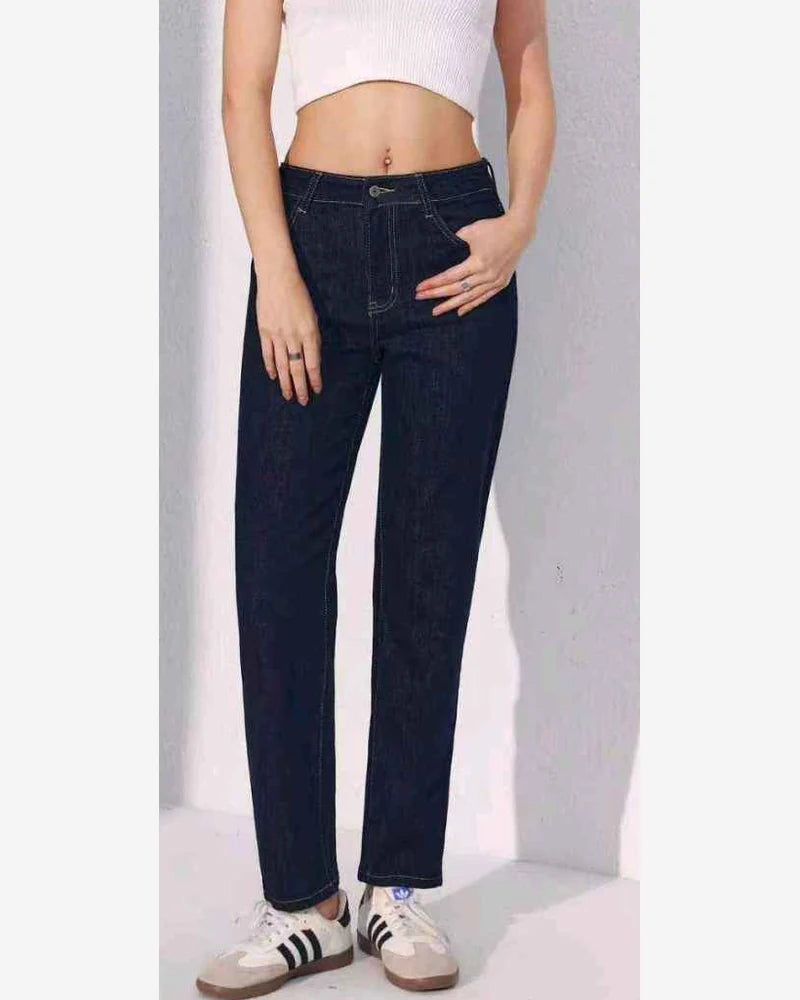 Jeans taglia comoda donna Kiss Pink all'ingrosso modello AE120 - L&Y