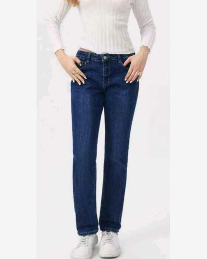 Jeans taglia comoda donna Kiss Pink all'ingrosso modello AE130 - L&Y