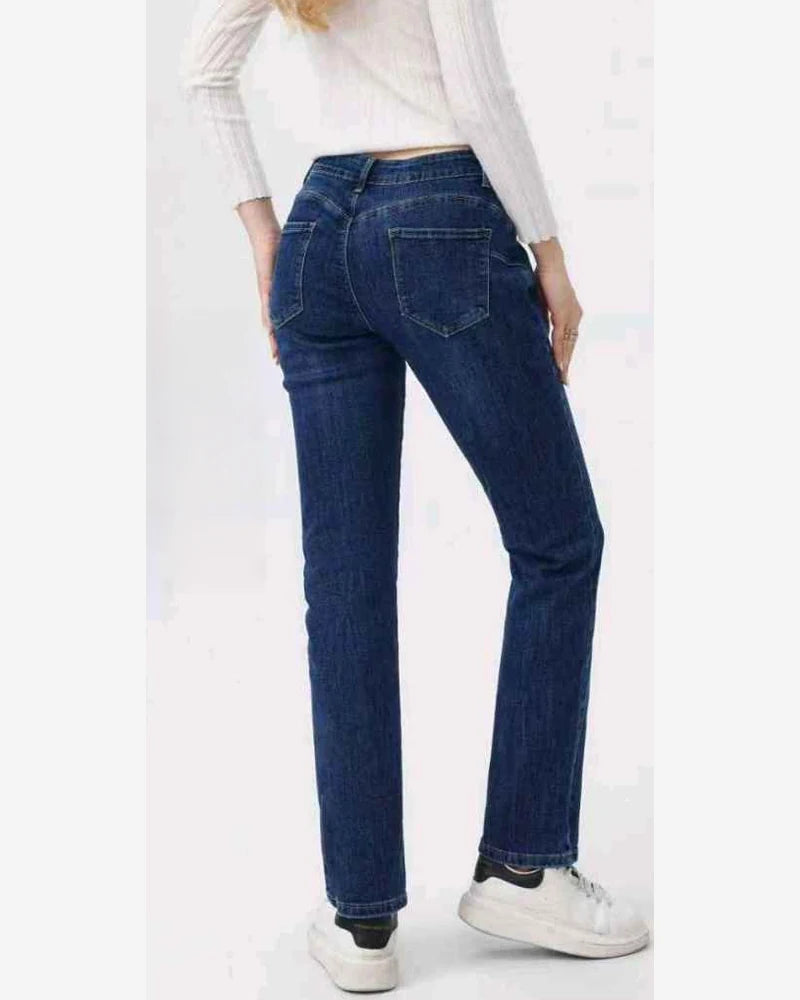Jeans taglia comoda donna Kiss Pink all'ingrosso modello AE131 - L&Y - foto 2