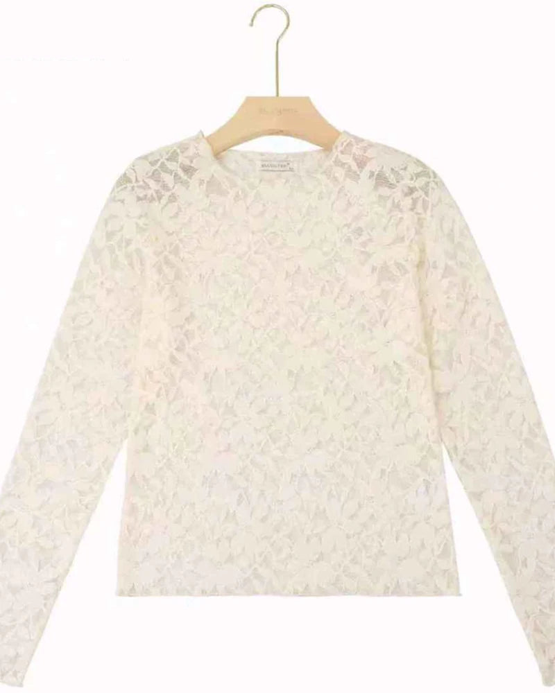 Maglia donna Blu Oltre misto all'ingrosso modello AM60011 - L&Y