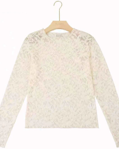 Maglia donna Blu Oltre misto all'ingrosso modello AM60011 - L&Y