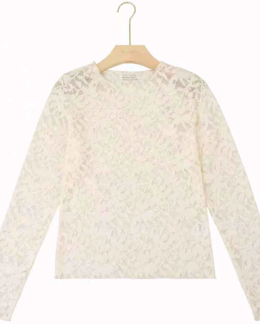 Maglia donna Blu Oltre misto all'ingrosso modello AM60011 - L&Y