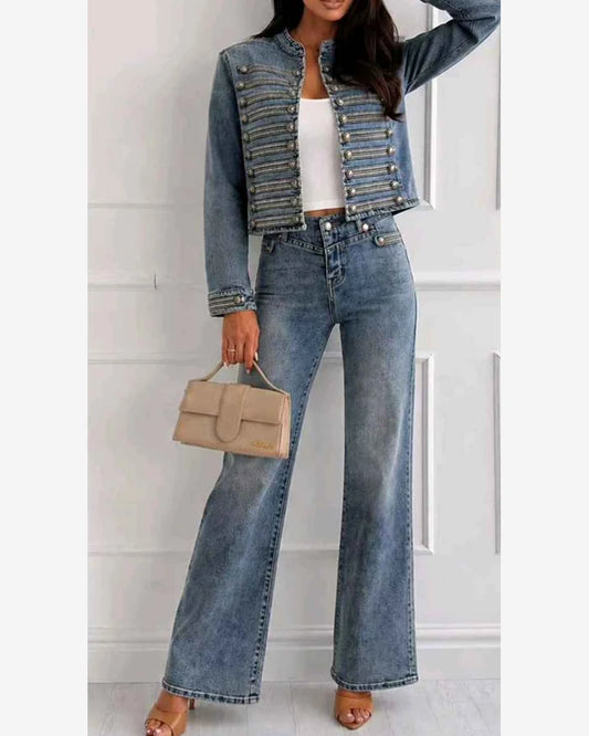 Completo donna Vinceotto blu all'ingrosso modello B-400 - L&Y
