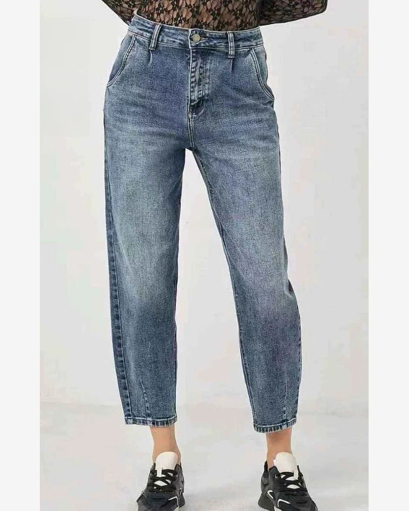 Jeans donna AD'ORO Blu-17 all'ingrosso modello BELLA - L&Y