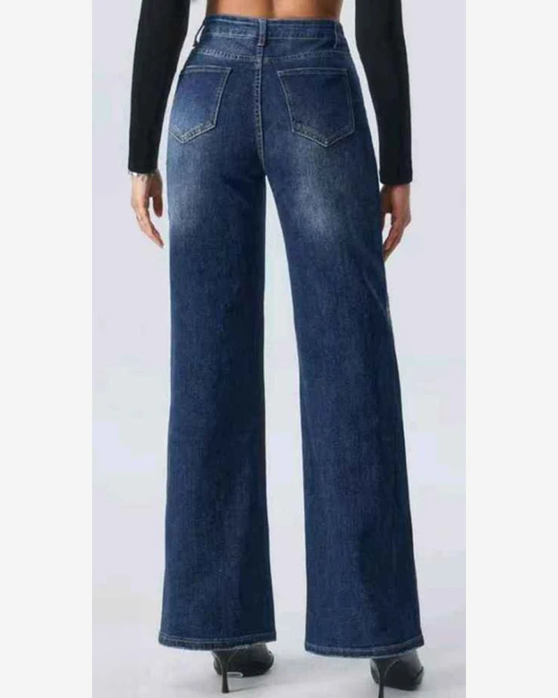 Jeans donna Eilous Jeans blu all'ingrosso modello BK517 - L&Y - foto 2