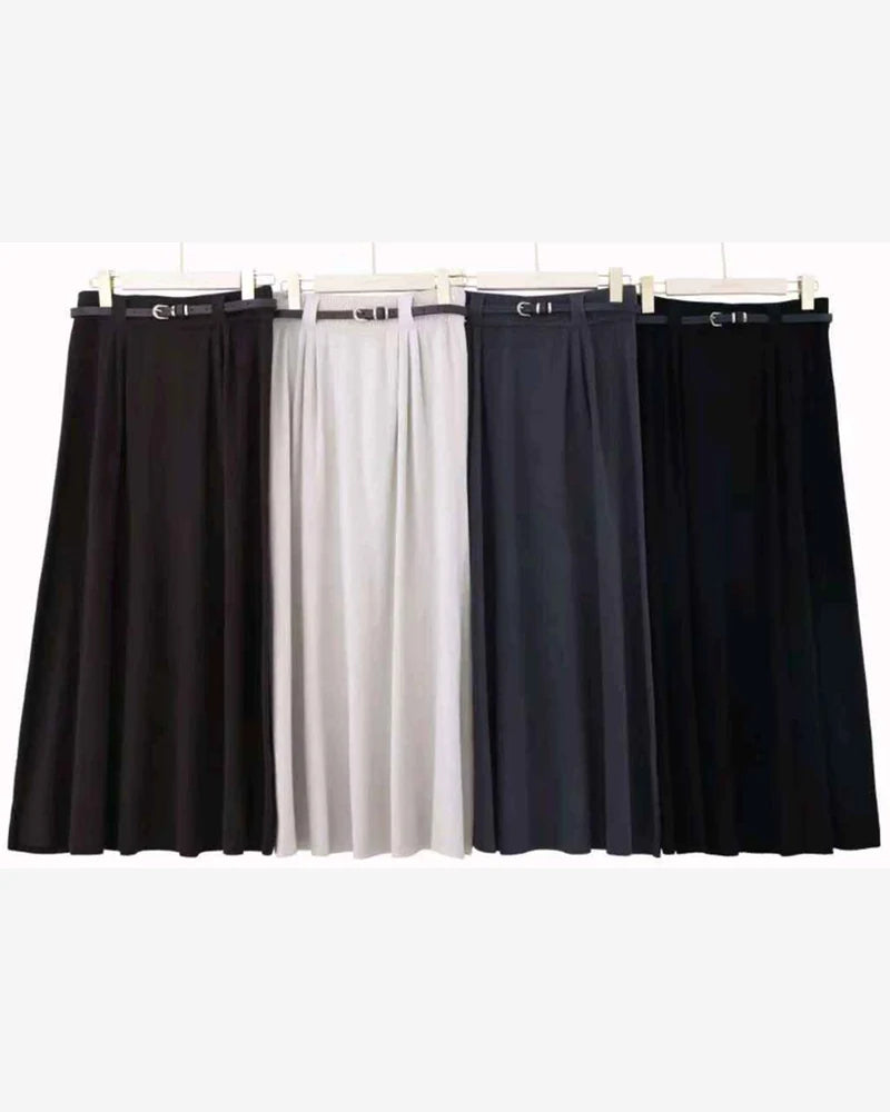 Gonna donna Blu Oltre misto all'ingrosso modello CB84556 - L&Y - foto 2