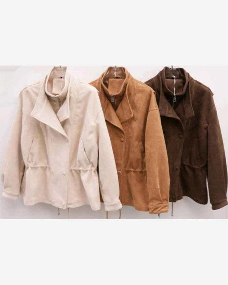 Giacca donna Vincenove khaki all'ingrosso modello DA-1086 - L&Y - foto 2