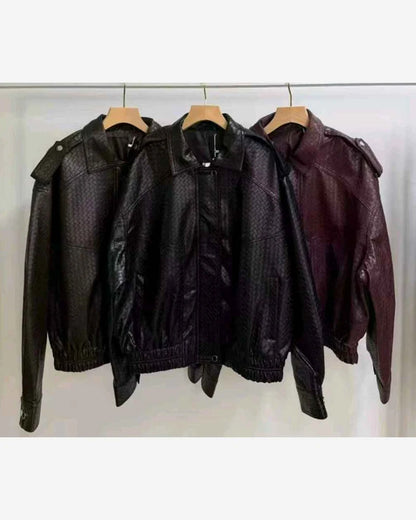 Giacca di ecopelle donna Vinceotto nero all'ingrosso modello DD102-B - L&Y - foto 2