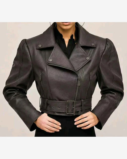 Giacca di ecopelle donna Vinceotto nero all'ingrosso modello DD152 - L&Y - foto 2