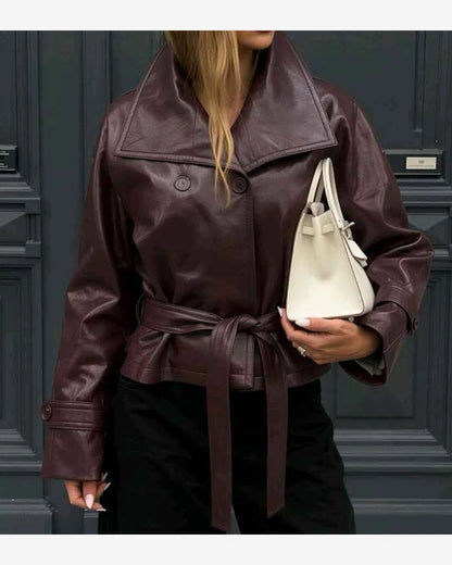 Giacca di ecopelle donna Vinceotto all'ingrosso modello DD161 - L&Y - foto 2