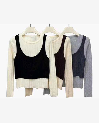 Maglia donna Vinceotto misto all'ingrosso modello DZ93961 - L&Y - foto 2