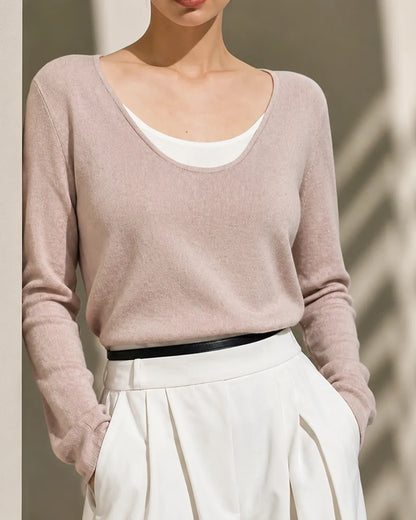 Maglia donna LOUISE FD misto all'ingrosso modello FD-6605 - L&Y
