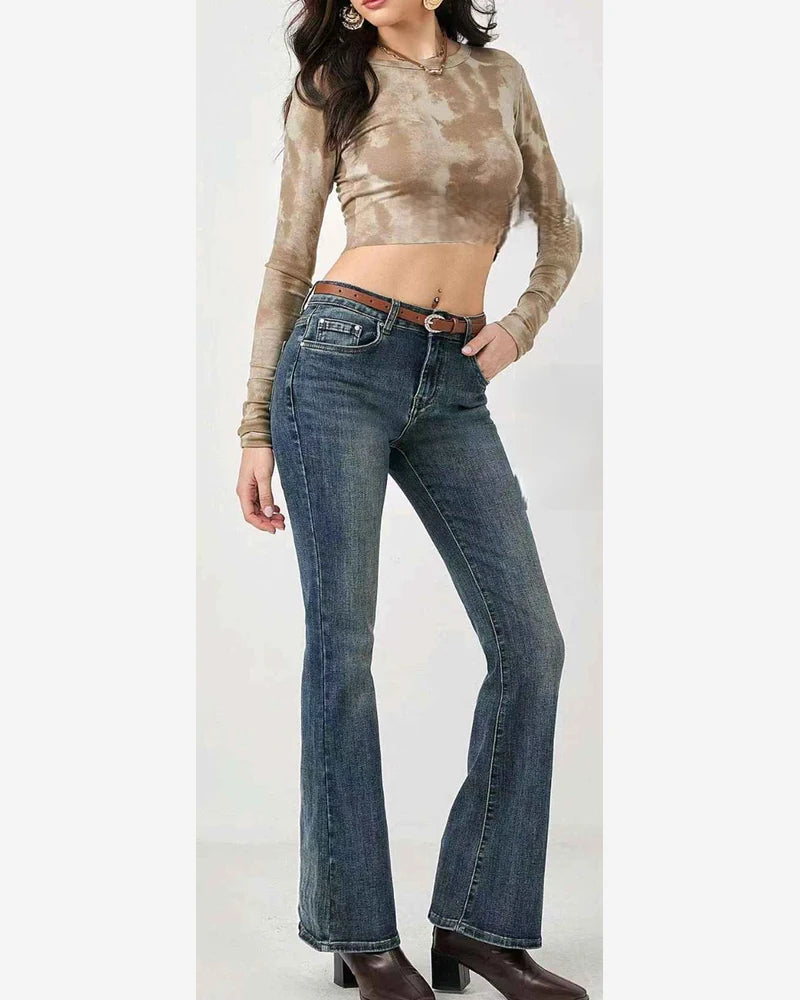 Jeans donna AD'ORO blu-13 all'ingrosso modello FLORA - L&Y - foto 2