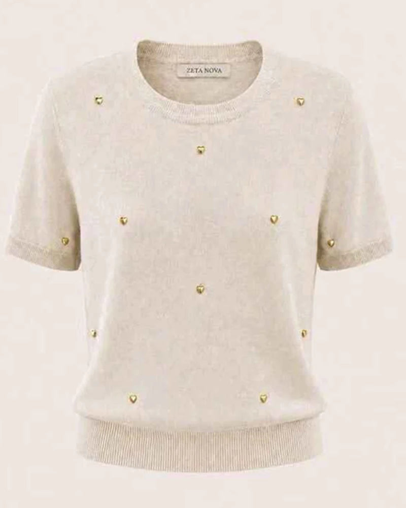 Maglia donna ZETA NOVA misto all'ingrosso modello G651 - L&Y