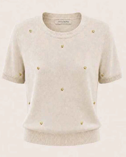 Maglia donna ZETA NOVA misto all'ingrosso modello G651 - L&Y