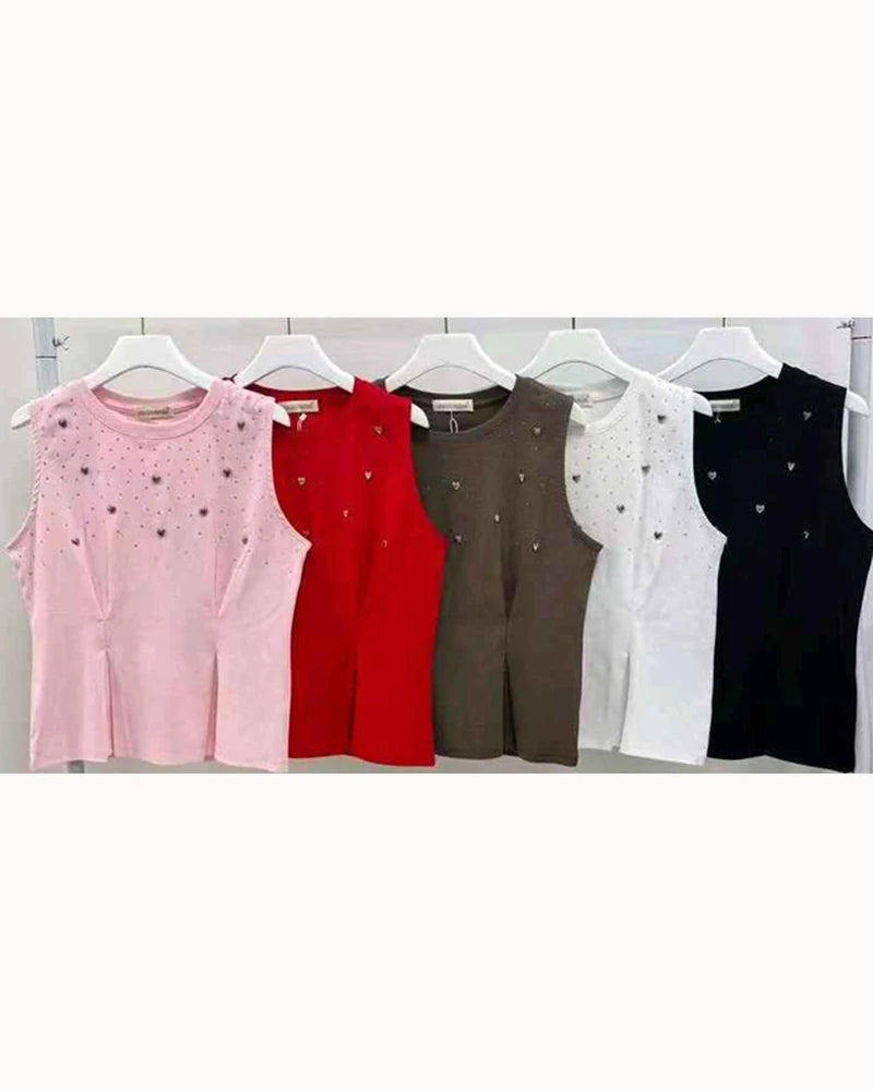 Canotta donna Jean Louis Francoise misto all'ingrosso modello G68259 - L&Y - foto 2