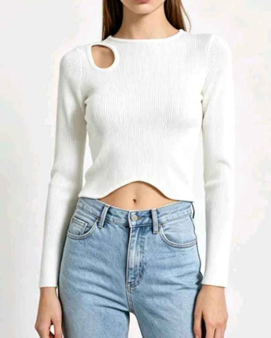 Maglia donna SEXY LADY misto all'ingrosso modello H058 - L&Y