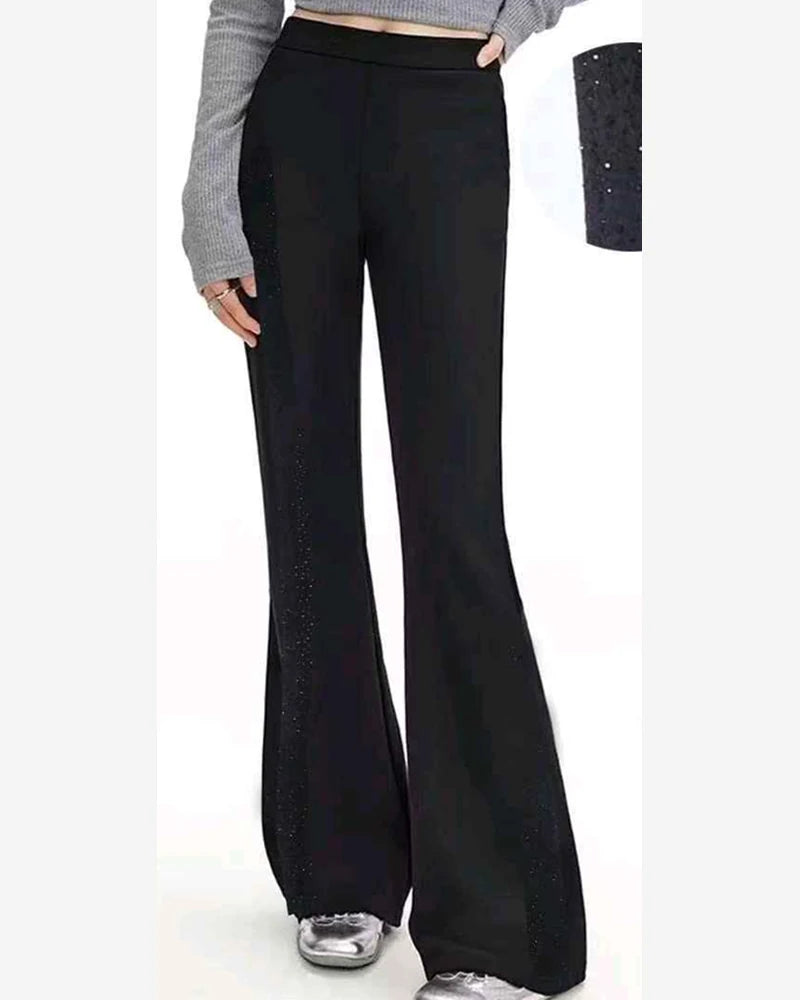 Pantalone donna Jean Louis Francoise nero all'ingrosso modello H65752 - L&Y