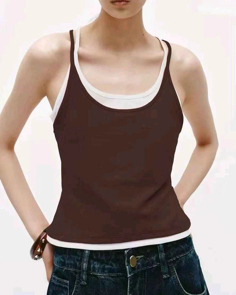 Canotta donna Jean Louis Francoise misto all'ingrosso modello H70411 - L&Y