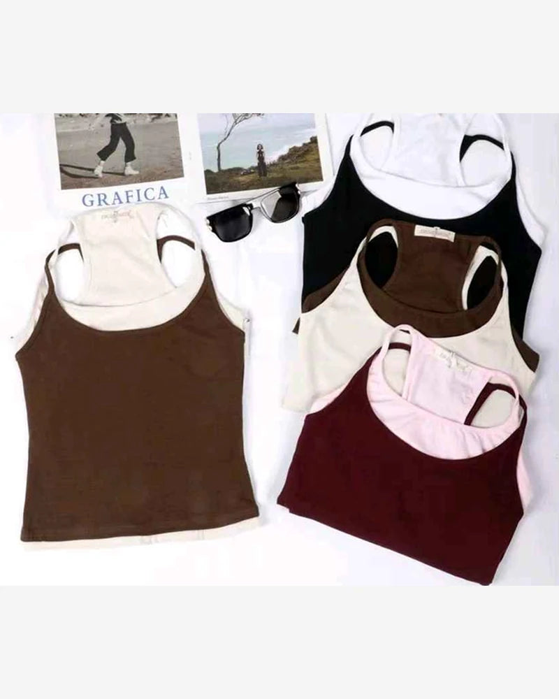 Canotta donna Jean Louis Francoise misto all'ingrosso modello H70411 - L&Y - foto 2